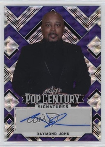 2022 Leaf Metal Pop Century Purple Wave 11/20 Daymond John #BA-DJ1 Auto 0q0