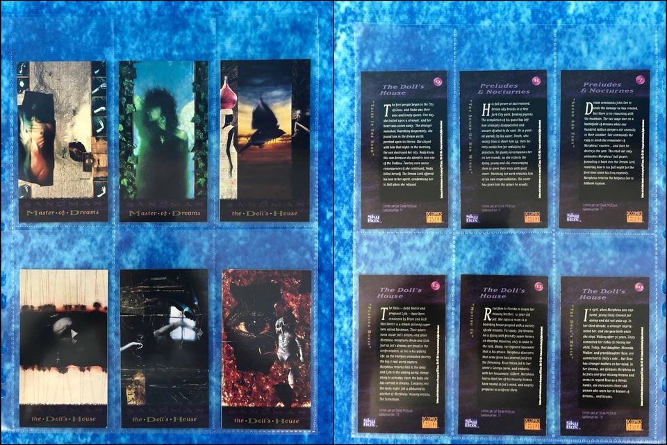 DC Vertigo: The Sandman complete Widevision trading card base set by SkyBox 1994 - Image 3 of 4