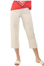 DG2 by Diane Gilman Women's Classic Straight Leg Crop Jean White Sand