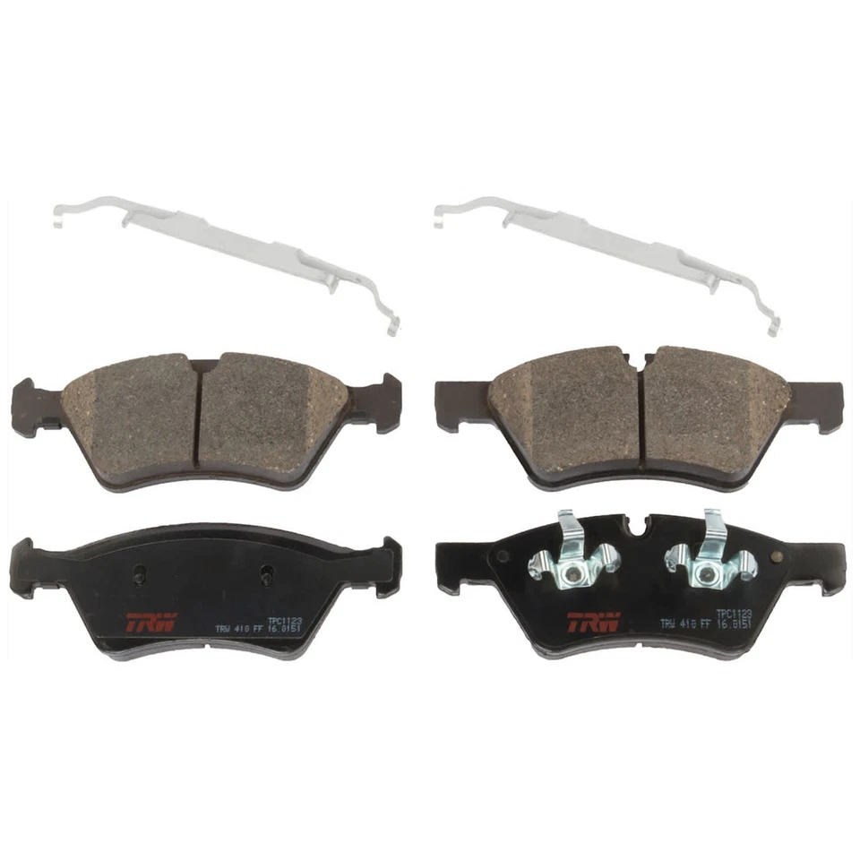 KIT TRW-072924-3850 Juego de 2 ruedas delanteras de disco de freno y pastillas de freno para MB Mercedes Foto 3 de 4