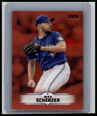 2025 Topps Stadium Club Red Foil Variation - Max Scherzer