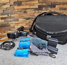 Sony Handycam HDR-HC1 Digital HD Video Camera Recorder w Case Batteries Extras
