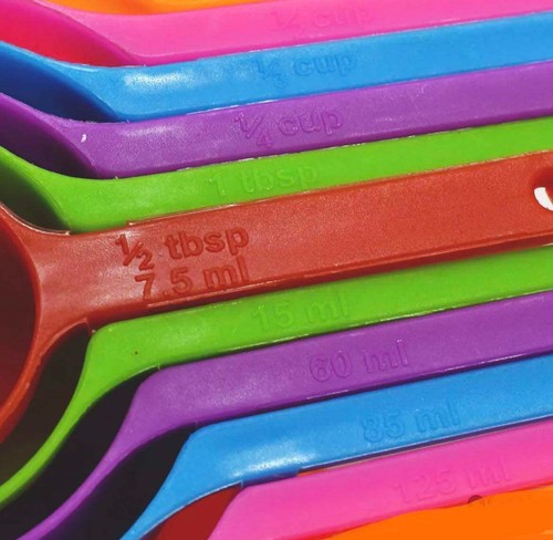 Mama Colourful Measuring Cup / Measuring Spoon Set (6pcs/pack) - Picture 6 of 6