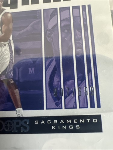 2021 NBA Hoops Legends Of The Game Chris Webber #22 /699 - Picture 3 of 3