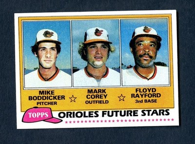 1981 Topps BaseBall Card #399 Boddicker / Cory / Rayford Orioles NrMT