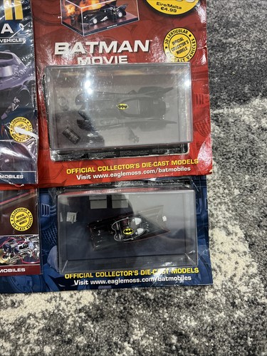 Batman Automobilia Collection No 1 & No 2 On Card Sealed Dc Comics Eaglemoss - Picture 8 of 10
