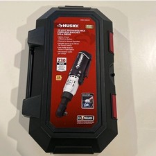 Husky Cordless Ratchet 3/8 in. Driver Torque Repair Tool 12 V Built-in Battery