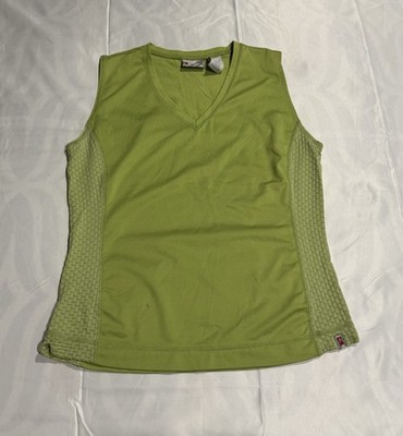 Alpine Design Lime Green Women's Dri Logic Sleeveless Tank Top Size Medium EUC