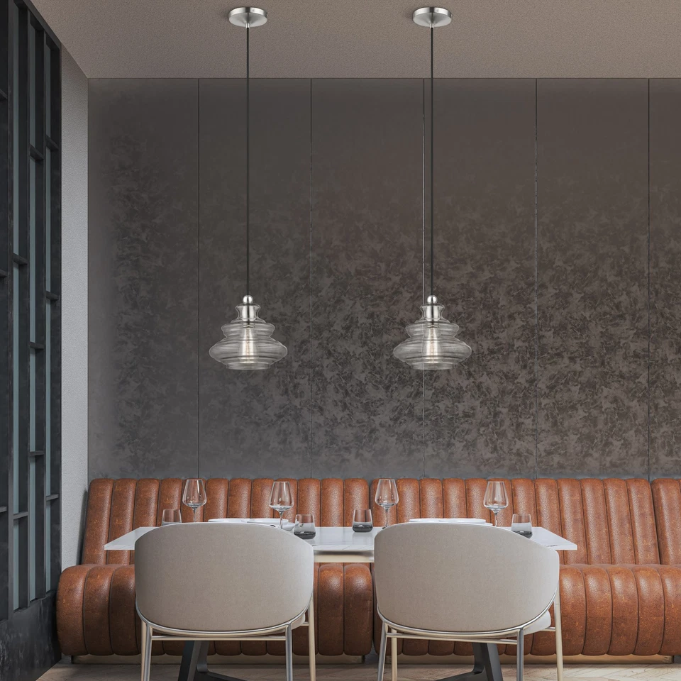 Livex Lighting 52831 Everett 9"W Mini Pendant - Chrome - Image 3 of 4