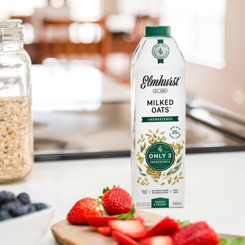 1925 Milked Oats Unsweetened Oat Milk, 32 Ounce (Pack of 6) - Picture 7 of 8