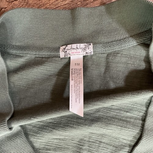 FREE PEOPLE Jumpsuit Khaki Grün Baumwolle INTIMATE Langarm Oversize GEBRAUCHT - Bild 8 von 8