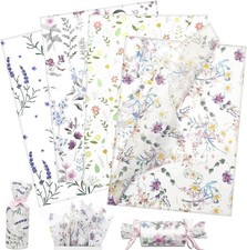 60 Sheets Floral Tissue Paper, Vinta Wildflower Wrapping