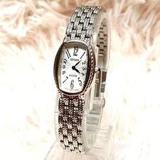 Citizen Exceed Dress Quartz Date Watch Mens Two Tone Cal 3960 wrist 17cm