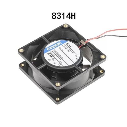 New ebm-paps Cabinet Cooling Fan 80*80*32mm 24VDC 6W 0.25A 250mA 80m3/h 8314H - 第 2/3 張圖片