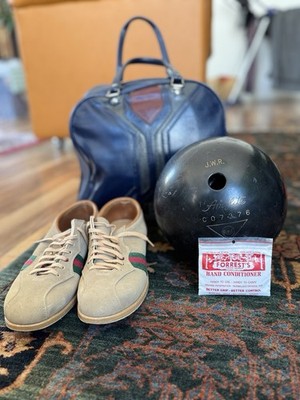 Vintage Brunswick Bowlingtasche amflite J.W.R.