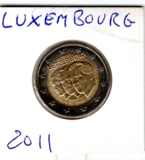 2 EURO LUXEMBOURG COMMEMORATIVE 2011 NEUVE GRAND DUC JEAN
