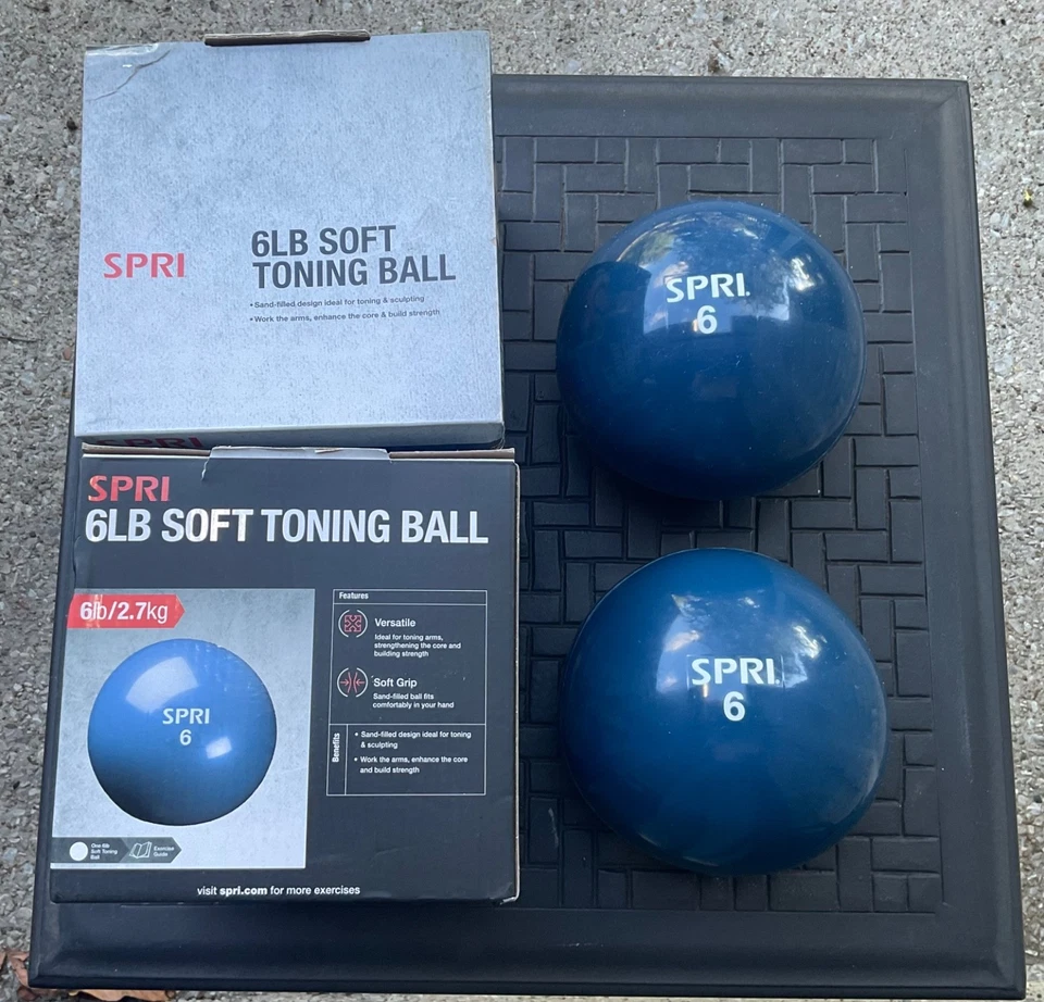 OPEN BOX SPRI 6 lb soft toning ball, 2 boxes - Image 3 of 3