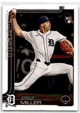 2025 Topps Update #US317 Ryan Miller Detroit Tigers
