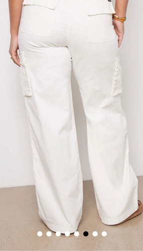 Pantaloni nuovi Sanctuary Reissue Cargo Standard Rise zucchero in polvere taglia L $139 - Foto 6 di 15
