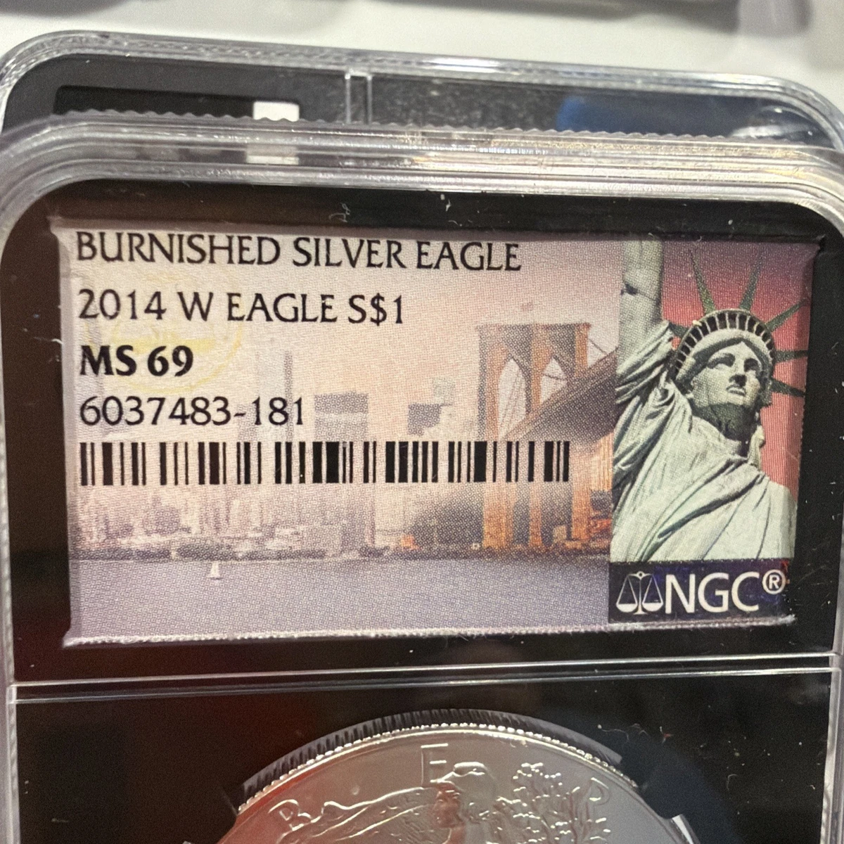 【貴重】2014 アメリカ 米国 シルバーイーグル MS69 ガバメントボックス 2011-2014 (S) Silver Eagle NGC MS69 - 4pc San Fran Collection