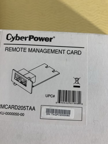 Cyber Power Remote Management Card RMCARD205TAA - Picture 2 of 6
