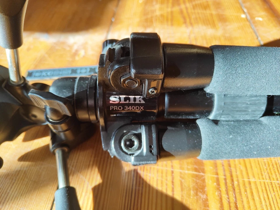 Profi Fotostativ SLIK AMT 340DX mit SLIK SH 705E Fotoständer - Bild 3 von 4