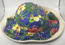 Vintage Scala Collection Floral Bucket Hat Classic
