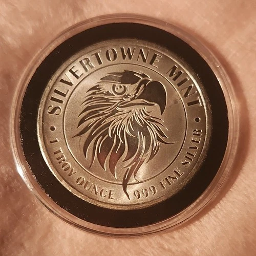 SilverTowne Mint 1 Troy Ounce .999 Fine Silver Round