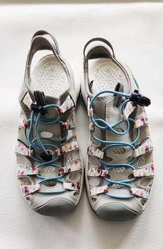 KEEN Women's Astoria West Sandals Vapor/ Porcelain 7 - Picture 2 of 7