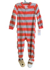 Christmas Fleece One Piece Outfit Toddler 3T with Footies Just One You Carter's