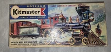Kitmaster HO/OO Early American General 4-4-0 Steam Locomotive Model Kit New
