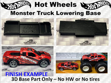 Custom Conversion Bases Hot Wheels Monster Trucks 3d Printed Parts Custom Conversion Bases Hot Wheels Monster Trucks 3d Printed Parts
