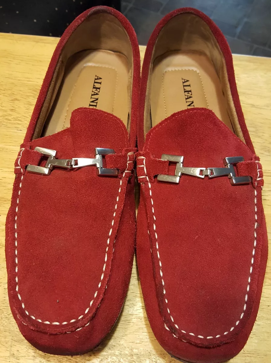 Alfani red best sale loafers
