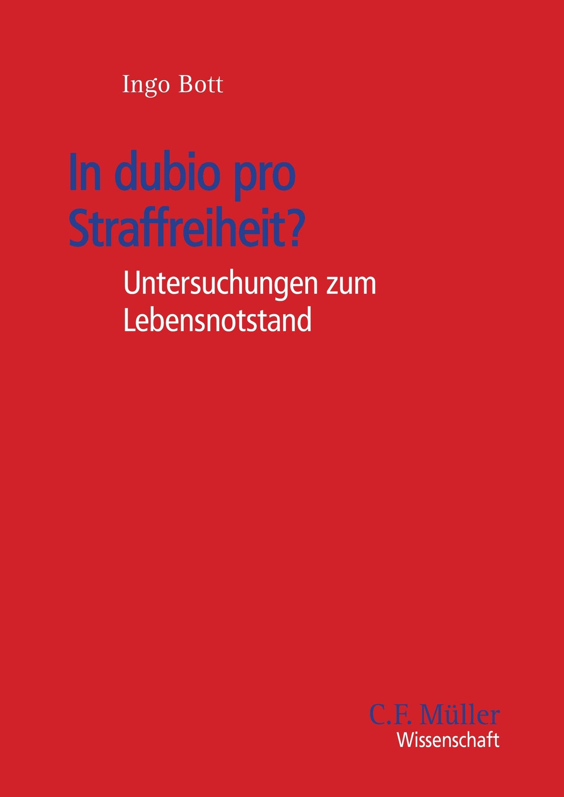 In Dubio Pro Straffreiheit? | Buch | 9783811454255