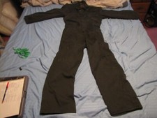 VTG WALLS BLIZZARD PRUF INSULATED COVERALLS DK GREEN SZ S USA USED READ