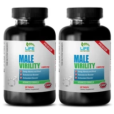 MALE VERILITY Enhancement Tablets Increases Sexual Performance Muscle Builder 2B