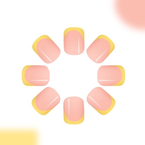 Press on Nail Glues on Nail,Glossy UVS Finish Fake Nail Acrylic False Nail - Picture 5 of 8
