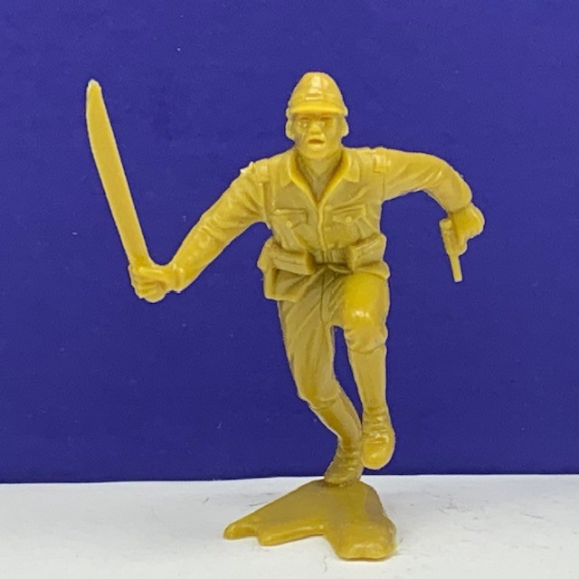 Marx toy soldier Japanese vintage ww2 wwii Pacific 1963 gold figure