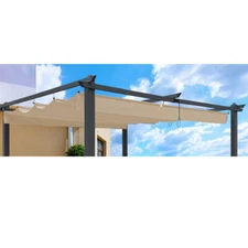 Replacement Canopy Top Cover Fabric Outdoor Patio Pergola Sun-shelter Canopy