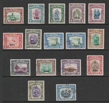 North Borneo 1945 Complete set inc. 12c shade SG 320-334 Fine used.