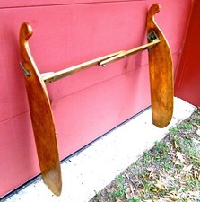 Vintage Old Town sailing canoe lee boards