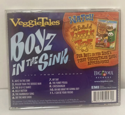 VeggieTales CD Boyz in the Sink Live From Paducah (Tested