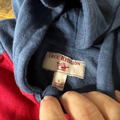 True Religion Youth Large Boys Full Zip Jacket Hoodie - Picture 2 of 5