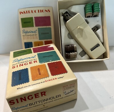 Vintage 70s Singer Professional Buttonholer Model  SIMS 4634 V102878
