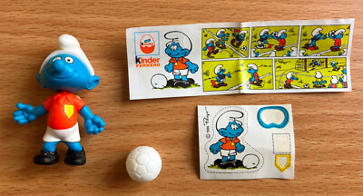 Kinder Überraschungsfigur - Fußballschlumpf # 2 - Die Schlümpfe 1989