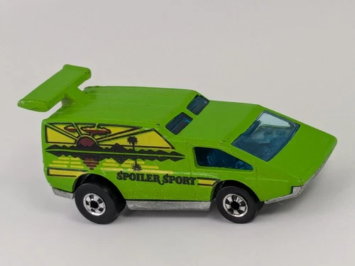Vintage Original 1976 Hot Wheels Spoiler Sport Van Green Diecast Hong Kong