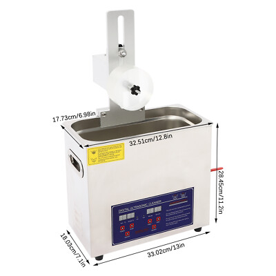 #ad Jewelry Vinyl Record Digital Ultrasonic Cleaner Washing Machine TH 30A 1.72Gal $148.74