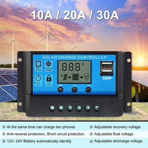 Solar Panel Regulator Charge Controller 12V/24V Auto Focus Tracking MPPT PWM - Picture 41 of 55