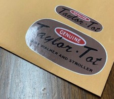 Autocollant décalcomanie de remplacement pour poussette Taylor Tot reproduction vintage restauration