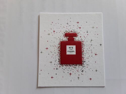 CHANEL   "  N° 5  flacon rouge "  Carte  à parfumer  - Picture 1 of 1